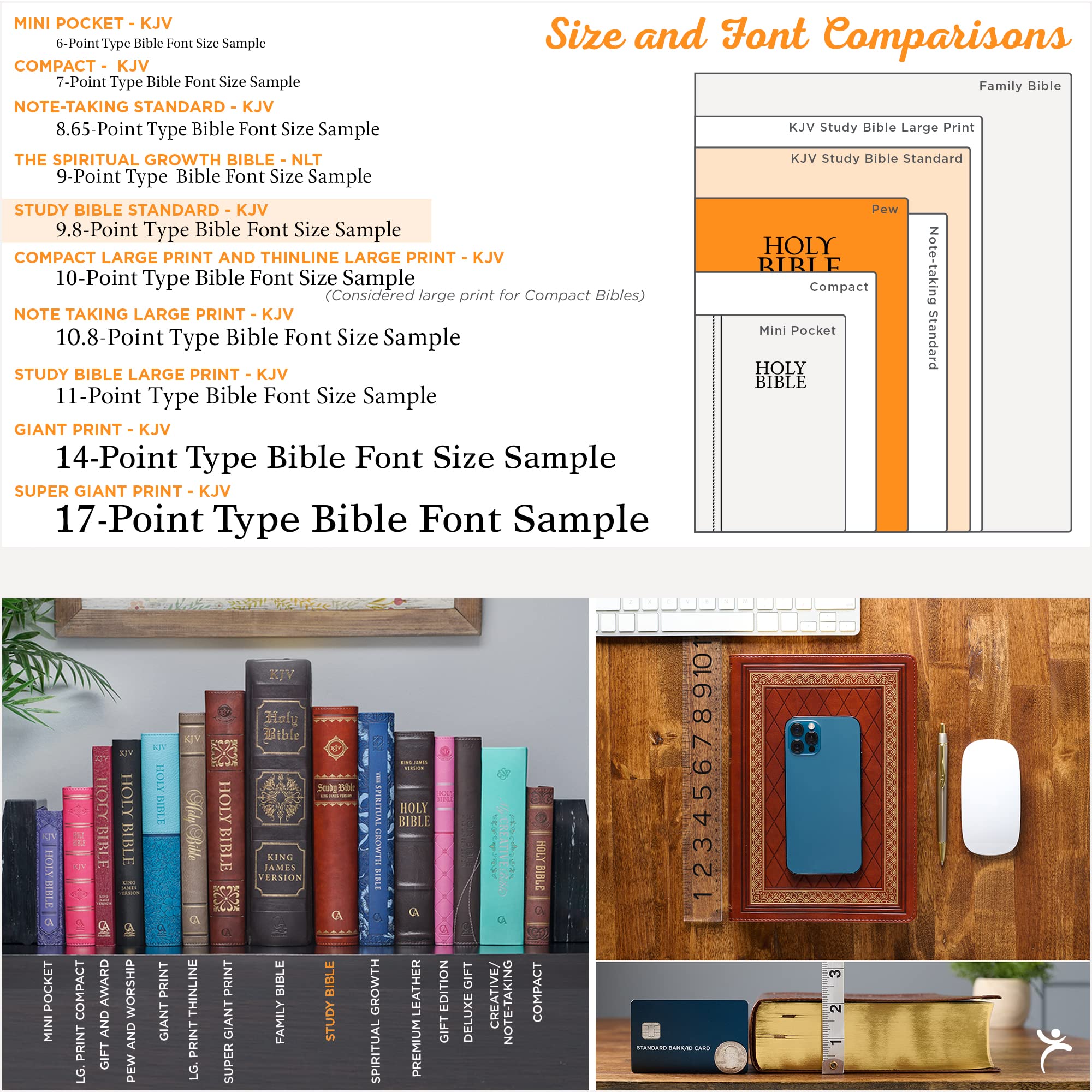 KJV Study Bible, Standard King James Version Holy Bible, Thumb Tabs, Ribbons, Faux Leather, Black Debossed (KJV Standard Study Editions)
