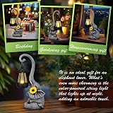 Eletorot Elephant Garden Solar Lantern Sunflower Outdoor Ornament 28cm view 7