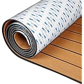 OCEANBROAD Boat Flooring 96''x16.8''/28.8''/36''/45.6'' | with 3M Adhesive Backing Non-Slip Eva Foam Marine Boat Decking Sheet For Motor Pontoon Jon Boats RV Floor