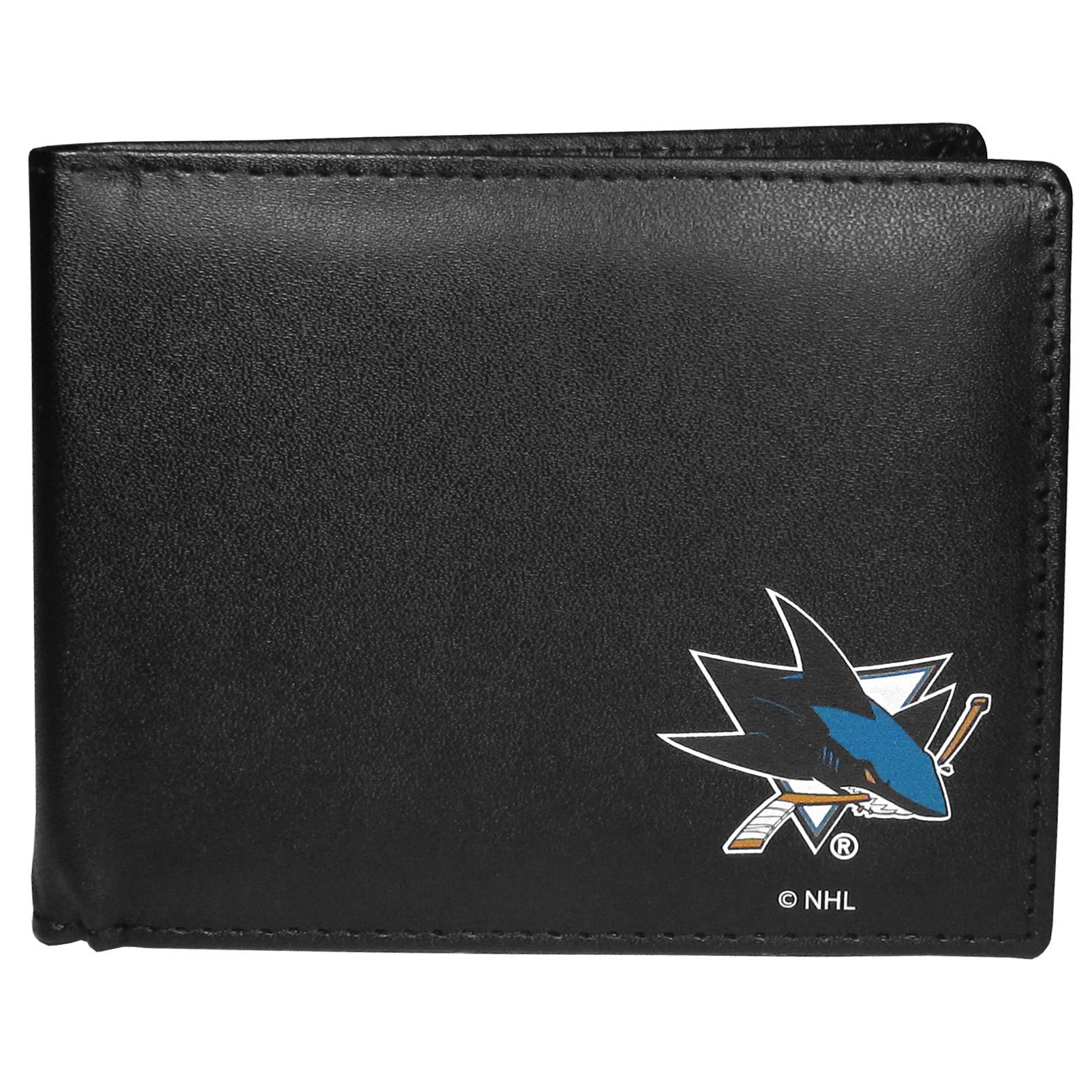 Siskiyou Sports NHL Mens San Jose Sharks Bi-fold Wallet One Size Black
