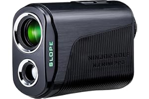 NINJOR GOLF(Ninja Golf) NJ Mini Series Golf Range Finder with Slope Switch and Pin Lock Laser RangeFinder Max1000YD
