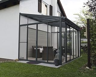 Palram Veranda San Remo Wintergarten, Grau, 295x425x310 cm