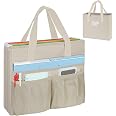 Amazon.com: ZIOZERTT File Tote bag,Portable File Folder Organizer Box ...