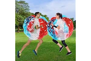 SUNSHINEMALL 2 Pack Inflatable Bumper Balls for Adults(3ft/0.90m) Giant Sumo Balls Body Bumpers Balls Buddy Zorb Ball Outdoor Toys Backyard Games for Kids Human Bubble Ball Hamster Ball
