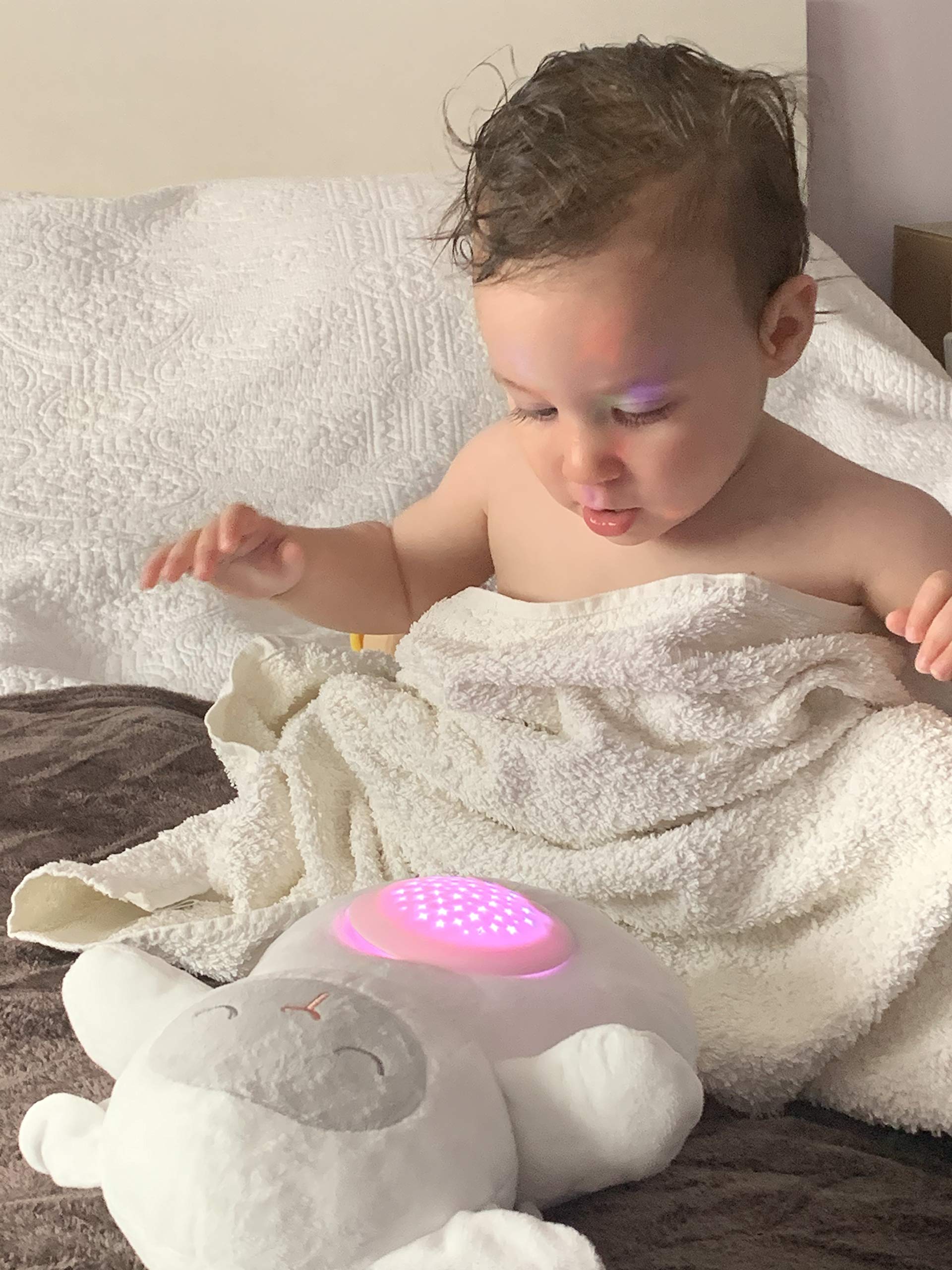 Little Lamb Comfort Light, Twinkle Light, Sleep aid with White Noise for Easter