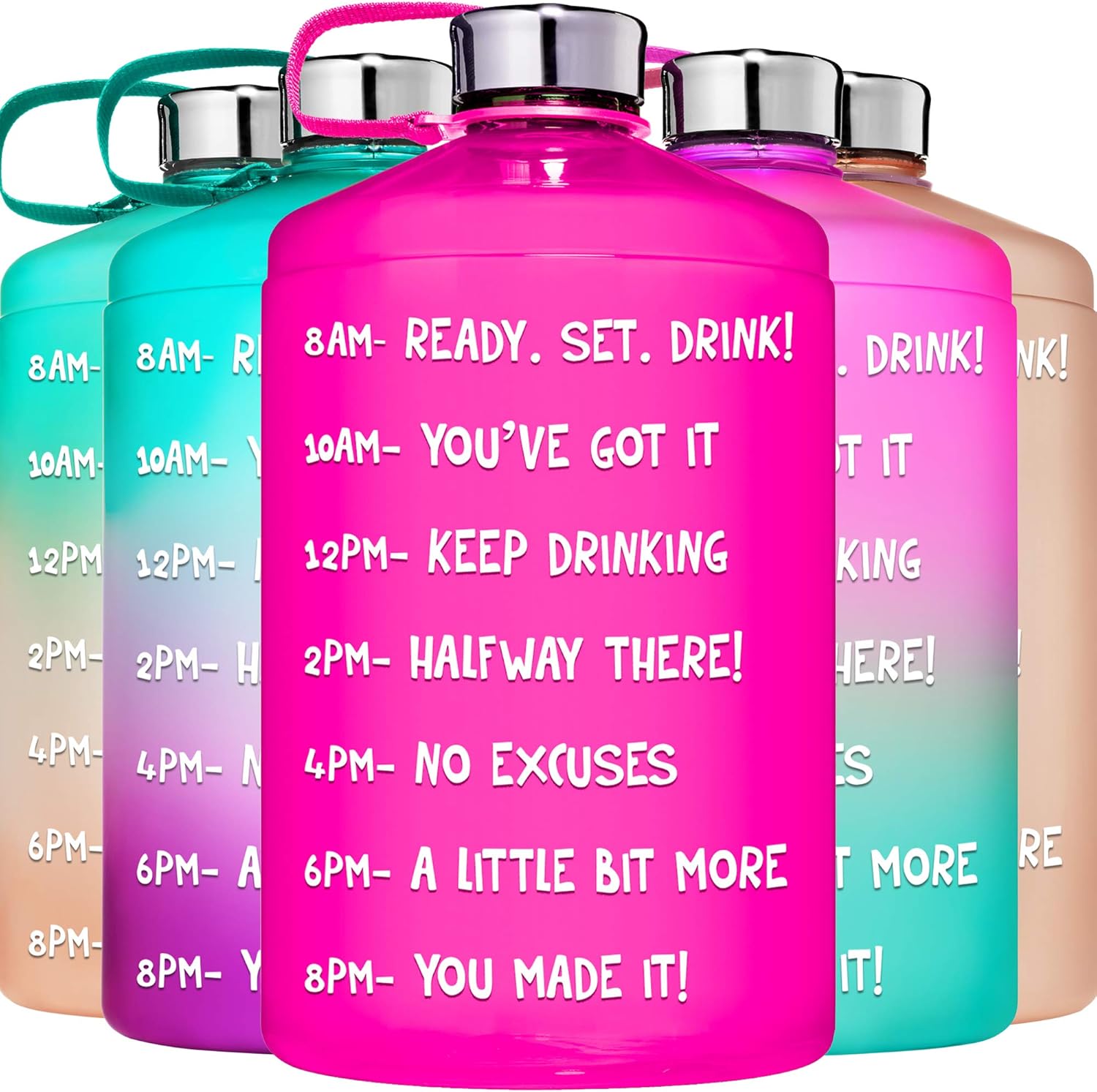 lich 64 Oz Auslaufsichere Flasche Gross Wiederverwendbar Mit Griff Farblos Fur Mehr Wasser Bpa Frei Hydromate Motivations Wasserflasche Mit Zeitmarkierung Wasserflaschen Sport Freizeit Ppt Namenska Rs