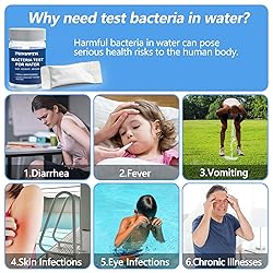 Coliform Bacteria Water Test Kit: 4-Pack Water