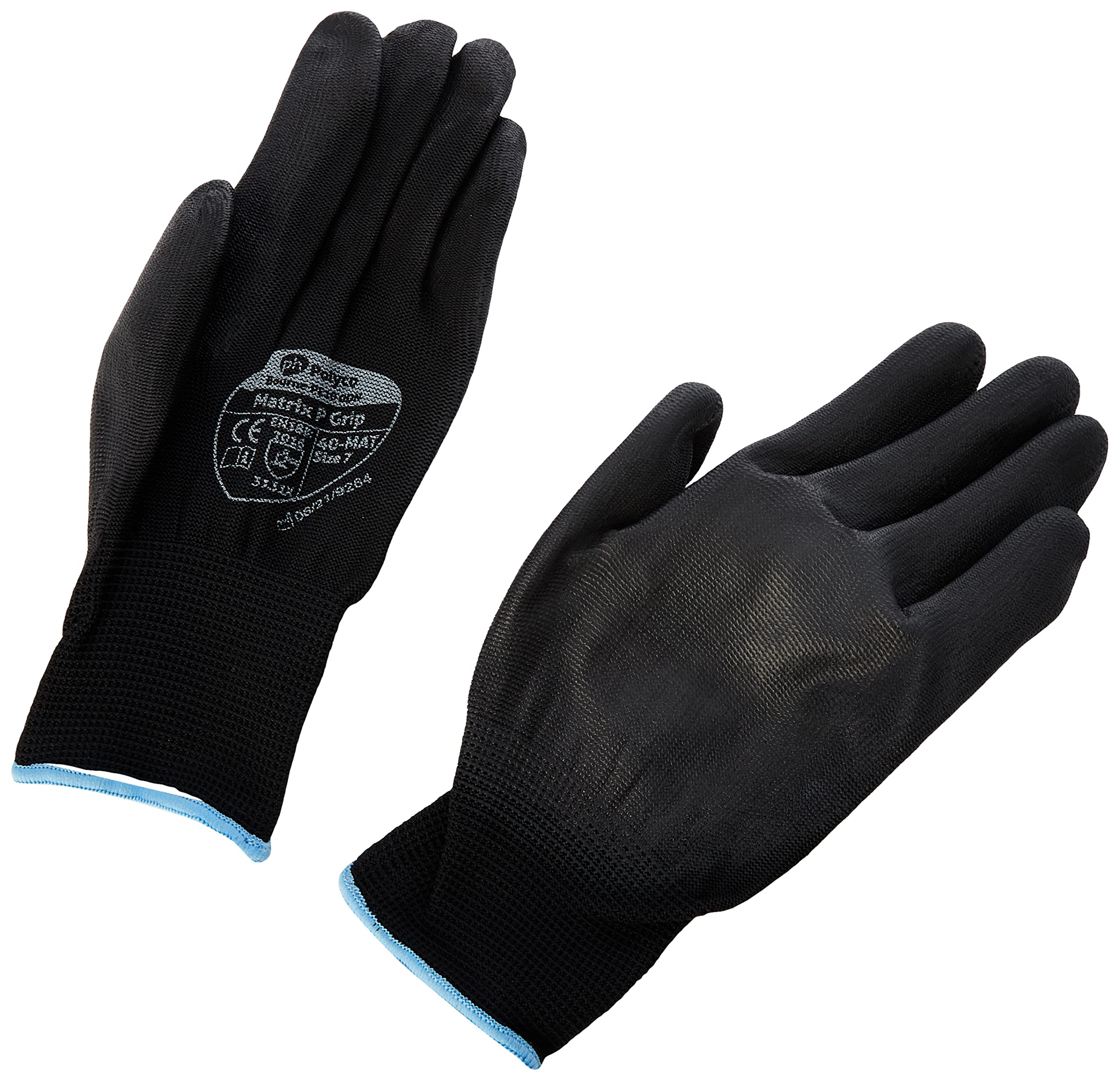 Polyco Matrix P PU Palm Coated Grip Gloves - Single Pair , 7/Small Size