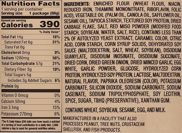 NISSIN CUP NOODLE RAMEN BISTRO, JAPANESE MISO, 3.1 OUNCE (PACK OF 6)