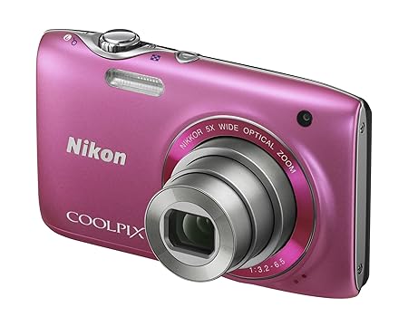 Nikon Coolpix S3100 Digitalkamera (14 Megapixel, 5-fach opt. Zoom, 6,7 cm (2,7 Zoll) Display, HD Video, bildstabilisiert) pin