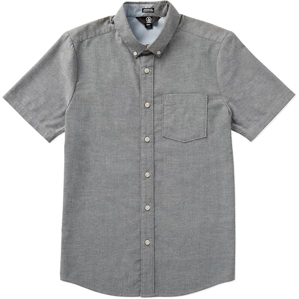 RVCA Camicia Dobby Uomo Manica Corta - That'll Do - Vestibilità Aderente Con Tasca - 2
