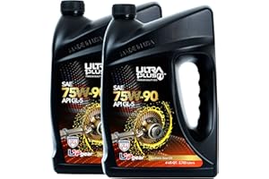 ULTRA 1PLUS Ultra1Plus SAE 75W-90 Synthetic Gear Oil API GL-5 | 2 Gallon (8 QTS)