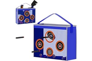 DAWNUPH Foam Blasters Portable Practice Target Bag Storage Carry Target Pouch for Nerf Guns N-Strike Elite/Mega/Rival Series