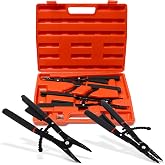 ABN Snap Ring Pliers Set &ndash; 16 Inch Internal External Snap Ring Pliers Circlip Pliers with Straight and Angled Jaws