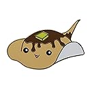 Once Upon A Pin Cute Flapjack Stingray Hard Enamel Lapel Pin (Orignial)