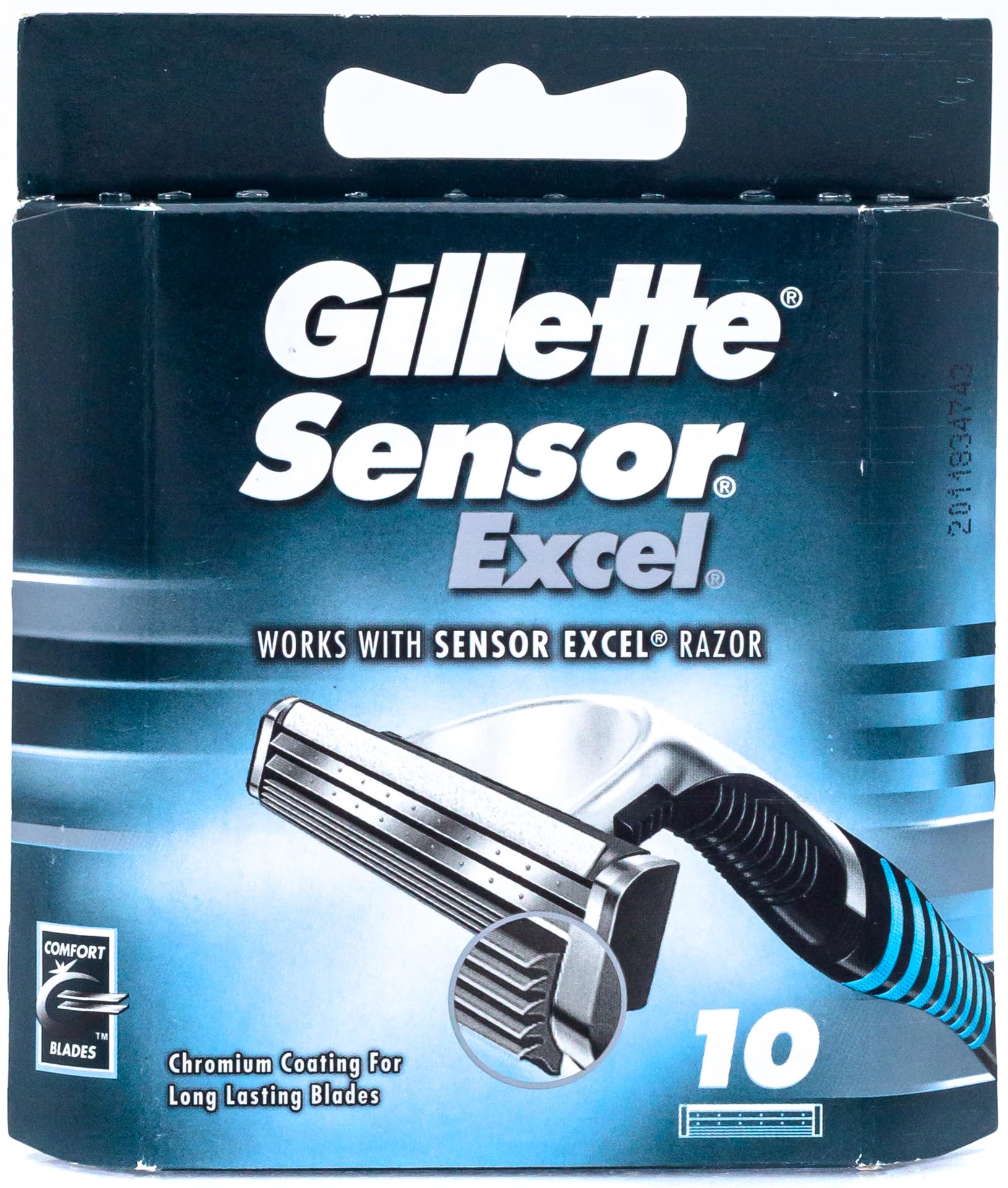 Gillette SensorExcel Razor Blades Men, Pack of 10 Razor Blade Refills, Packaging May Vary