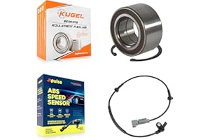 Kugel Front Wheel Bearing And ABS Sensor Kit Replacement For Buick Encore Chevrolet Trax - Left Right Side (Driver Passenger)
