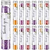 Dimsile 12 Pcs Aromatherapy Bath Salts Test Tube Bath Salts for Women Relaxing Spa Gifts Set for Wedding Christmas Birthday Baptism Party Favors (Greenery)