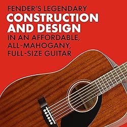 Fender Acoustic Guitar, CD-60S, with 2-Year
