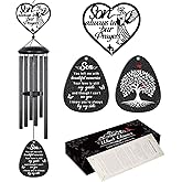 Memorial Gifts for Loss of Son, Prayer Angel Sympathy Wind Chimes, Loss of Son Sympathy Gift - A Gift to Express Condolence, Bereavement, Comfort, Remembrance and Healing