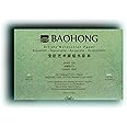BAOHONG Artists' Watercolor Paper Block (20 Sheets, glued on Four Edges), 100% Cotton, Acid-Free, 140LB/300GSM, Watercolor Art Supplies for Wet, Dry, and Mixed Media Painting (Cold Press 8.3"X5.9")