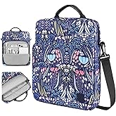 Dadanism 13 Inch Tablet Sleeve Shoulder Bag with Handle for iPad Pro 13" M4 2024, iPad Air 13", iPad Pro 12.9", Galaxy Tab S10+ Plus/S9 FE+/S9+ Plus 12.4", reMarkable Paper Pro 11.8", Night Blue