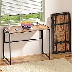 GreenForest Folding Desk No-Assembly,31.5 in Small