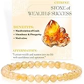 Bivei 6mm Beaded Bracelets for Women Handmade Semi Precious Natural Stone Stretch Elastic Jewelry Yoga Protection Gifts