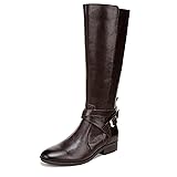 Naturalizer Womens Rena2 Wide Calf Dark Brown