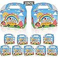 YOOUUQIAN 12 PCS Cartoon Melon Birthday Party Supplies, Kid Party Decorations Gift Bags,candy boxes,Boys and Girls Birthday Party Favors Bag