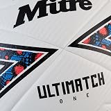 Mitre Ultimatch Football Enhanced Control Durability Added Accuracy White/Black view 3