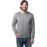 Alternative Men's Sweatshirt, Eco-Cozy Pullover Lightweight Fleece Crewneck