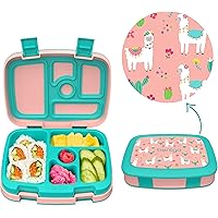 Bentgo Kids Prints Leak-Proof, 5-Compartment Bento-Style Kids Lunch Box - Ideal Portion Sizes for Ages 3 to 7 - BPA-Free…