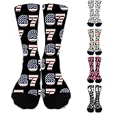 YSDZDM 67 Socks Kids Six Seven 67 Sock Ice Cream Drip 6 7 Meme Design Socks Funny Gifts For Boys Girls
