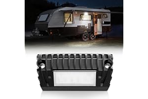 MICTUNING RV Exterior LED Porch Utility Light - 12V 750 Lumen Awning Lights | Replacement Lighting for RVs Trailers Campers, 