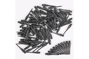 Deetenks Soft Dart Tips 100 PCS 2BA Thread Plastic Soft Tip Soft Dart Tips Replacement Dart Accessories for Dartboard Darts