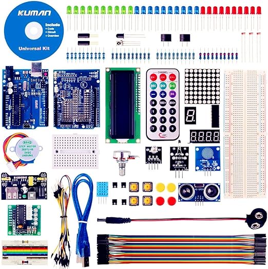 kuman Starter Kit with German Tutorial, Lernen Sie Elektronik und