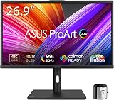 ASUS ProArt PA27DCE-K 27" OLED 4K HDR Monitor USB-C PD 80W Hardware Calibration view 2