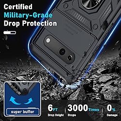 Janmitta Compatible with Google Pixel 7a Case Built