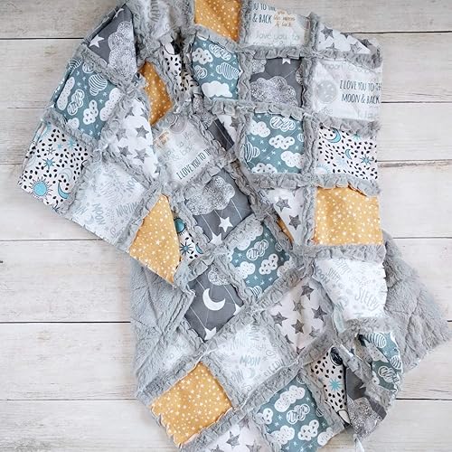 minky patchwork blanket