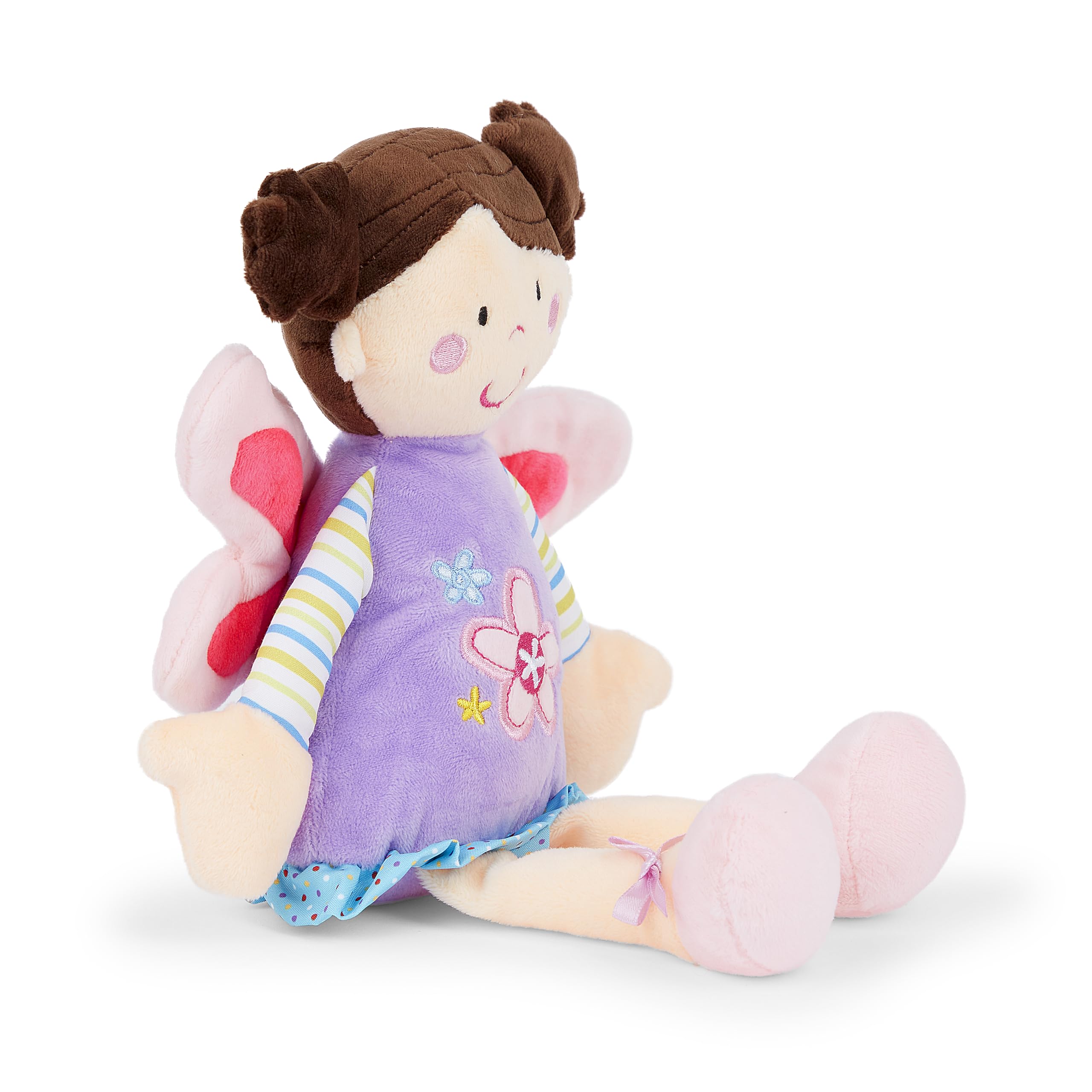 Mousehouse Gifts - Purple Bunny Rabbit Soft Toy in Clothes, Plush Rabbit Cuddly Toy for Newborn Baby Boys and Girls