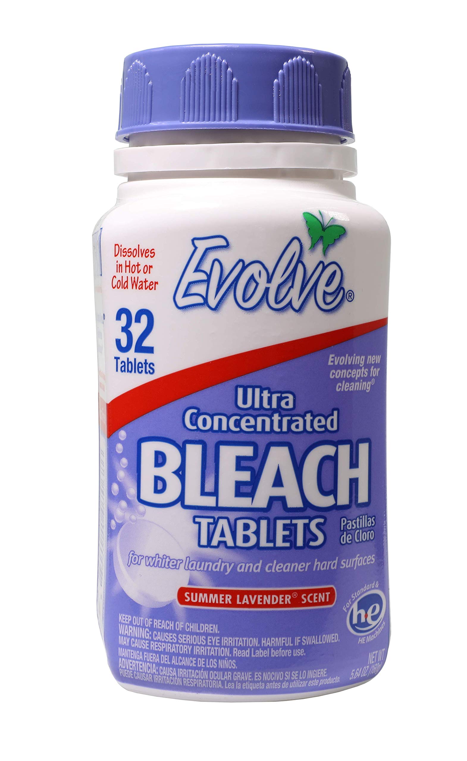 Evolve Concentrated Bleach Tablets, 1- 32ct