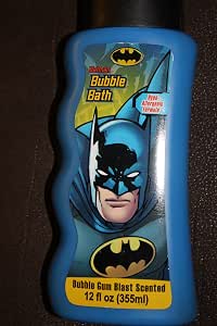 Amazon.com: Batman Bubble Bath Bubble Gum Blast Scented 12 Fl Oz