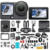 DJI Osmo Action 6 Standard Bundle + 50-in-1 Accessory Kit | 4K Waterproof Action Camera with Advanced Stabilization, Dual Screens, Wide-Angle Lens for Vlogging and Content Creation