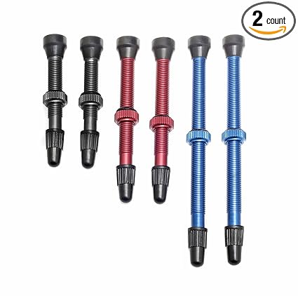 red tubeless presta valve