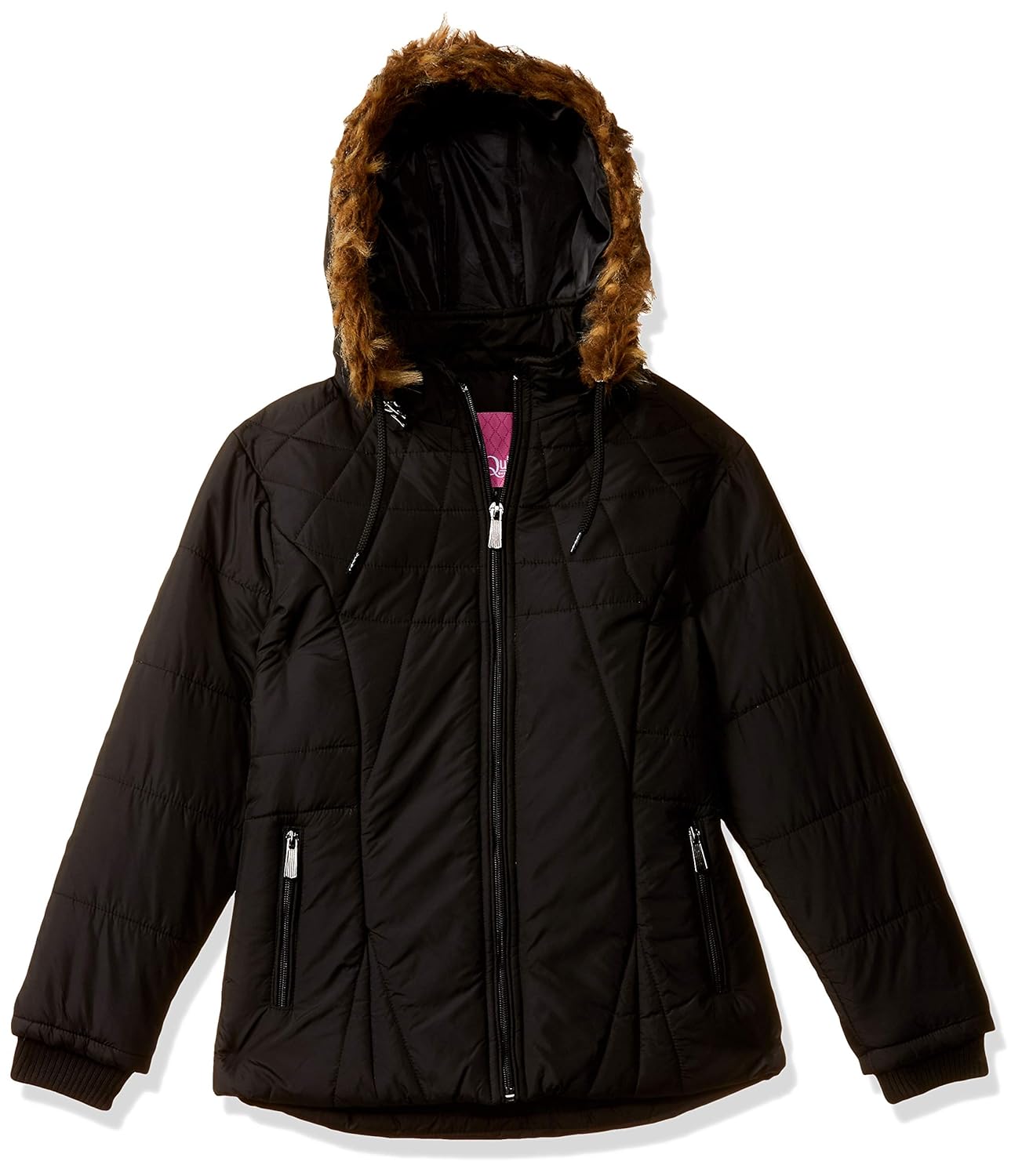 Qube By Fort Collins Girl's Quilted Regular fit Jacket