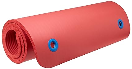 red exercise mat