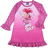 INTIMO Dreamworks Trolls Toddler Girls' Poppy Rock Sleep Pajama Dress Nightgown