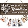 Best Grandma Gifts Mothers Day Gifts for Grandma Picture Frame, Birthday Gifts for Grandma from Grandchildren Granddaughter Grandson, Grandkids Photo Holder Grandpa Gifts Gigi Nana Gifts for Christmas