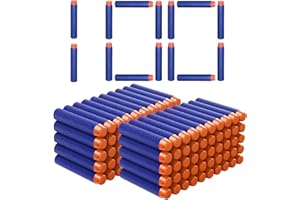 Airlab 100pcs Darts Refill Foam Bullets Ammo for Nerf N-Strike Elite Blasters Gun, Blue